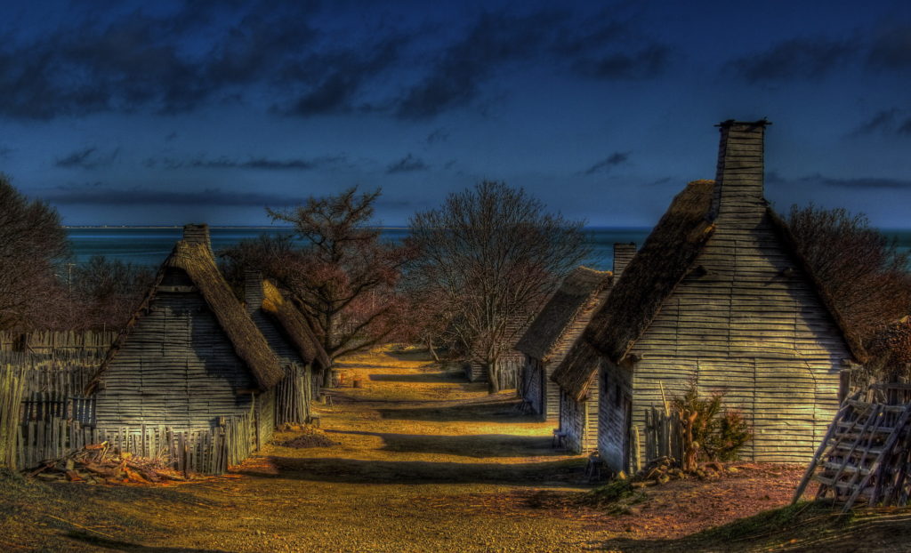 Plymouth Plantation Dusk