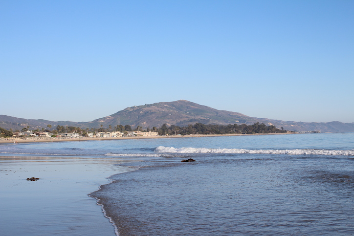 Carpinteria Beach on the way to Santa Barbara