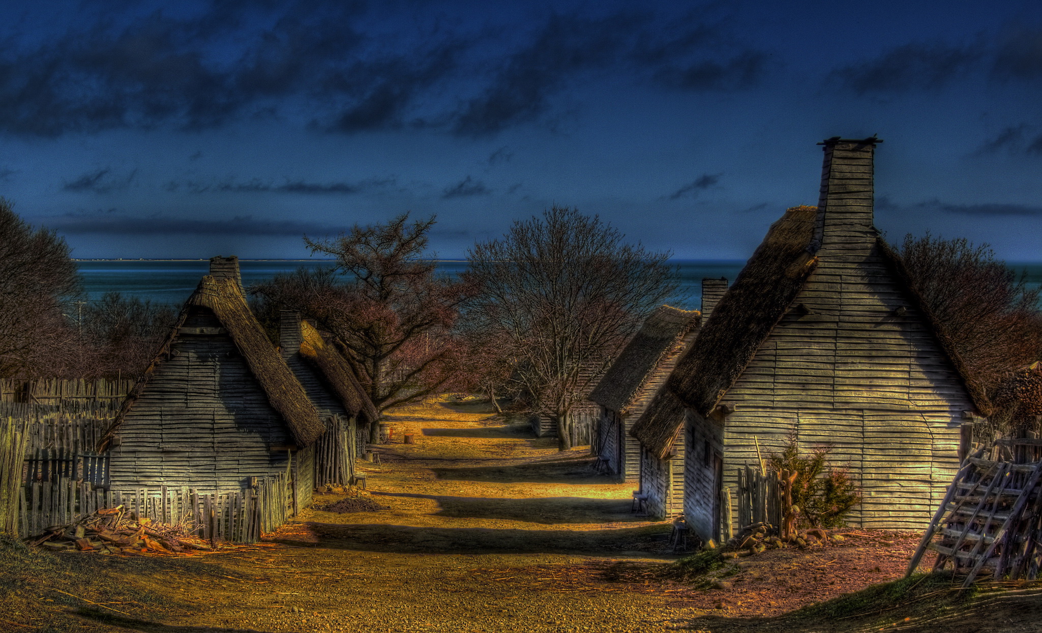 Healthy Travels: Plymouth Plantation Dusk