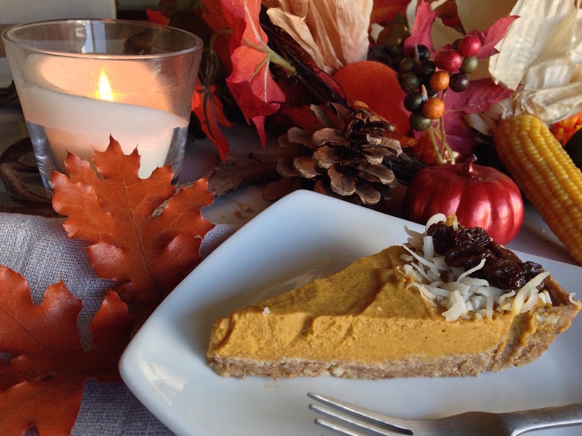 Raw Pumpkin Pie