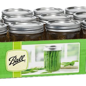 Wide-Mouth Quart Mason Jars